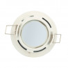 Collerette ronde blanche pour Ampoule LED GU10 / GU5.3