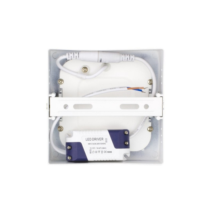 Plafonnier LED Carré 6W