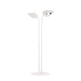 Lampadaire Chauffant à 2 Têtes - HOTDOOR Blanc - PHORMALAB