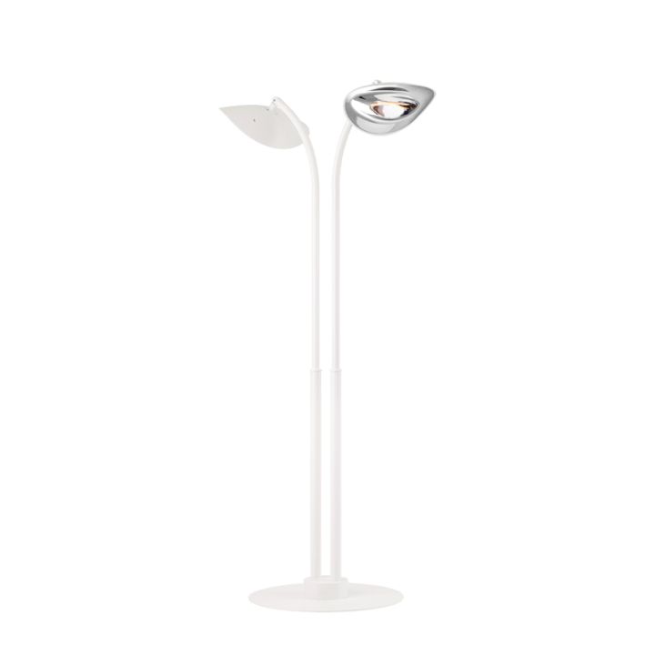 Lampadaire Chauffant à 2 Têtes - HOTDOOR Blanc - PHORMALAB