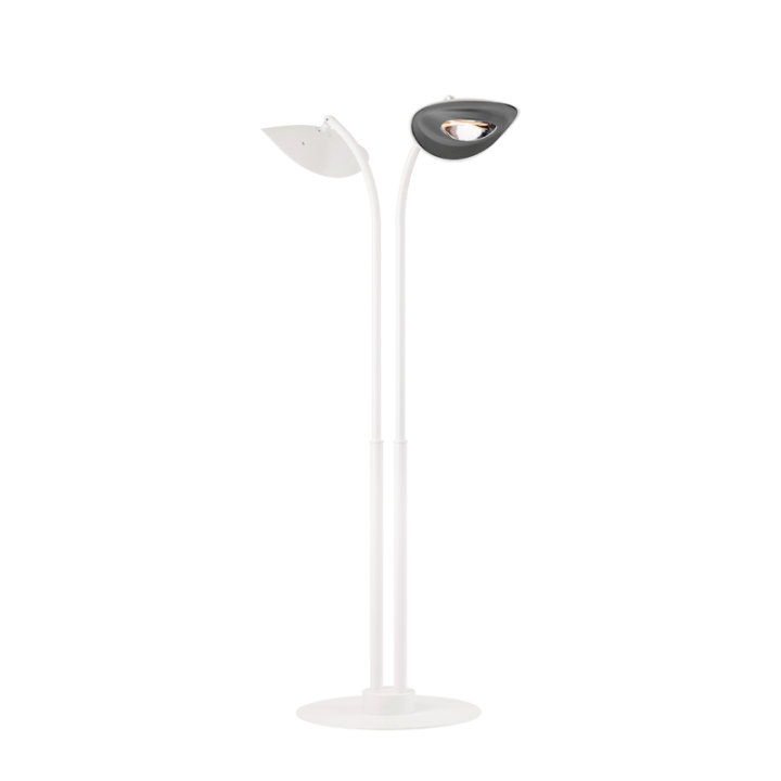Lampadaire Chauffant à 2 Têtes - HOTDOOR Blanc - PHORMALAB