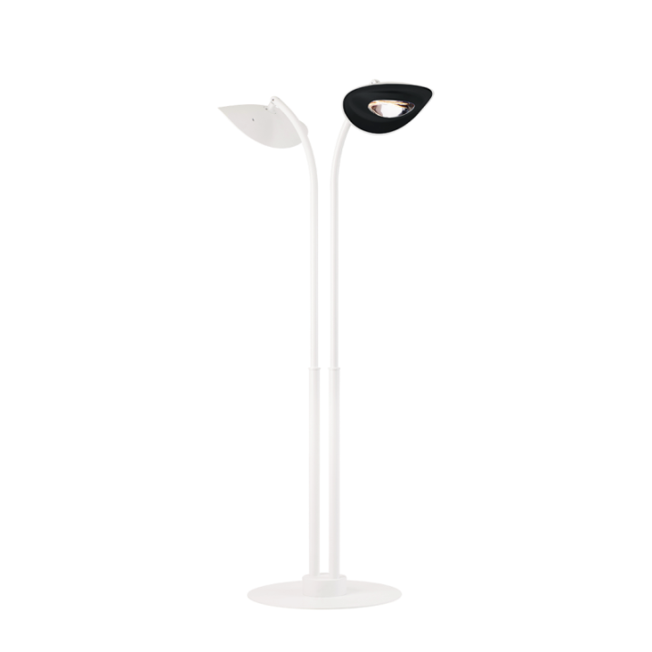 Lampadaire Chauffant à 2 Têtes - HOTDOOR Blanc - PHORMALAB