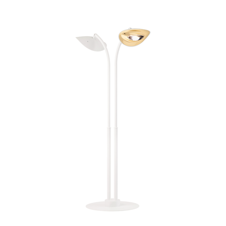 Lampadaire Chauffant à 2 Têtes - HOTDOOR Blanc - PHORMALAB