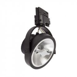 Spot LED COB Noir Dimmable pour Rail Triphasé - CREE AR111
