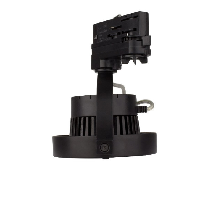 Spot LED COB Noir Dimmable pour Rail Triphasé - CREE AR111