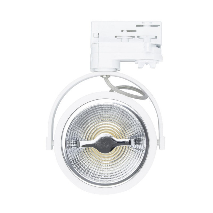 Spot LED COB Blanc Dimmable pour Rail Triphasé - CREE AR111