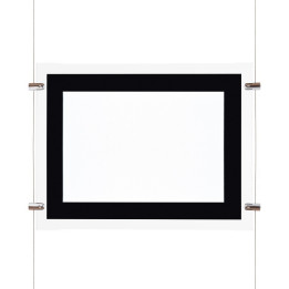 Affichage de vitrine horizontal led A3 - ledpourlespros.fr