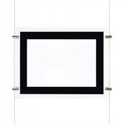 Affichage de vitrine horizontal led A3 - ledpourlespros.fr