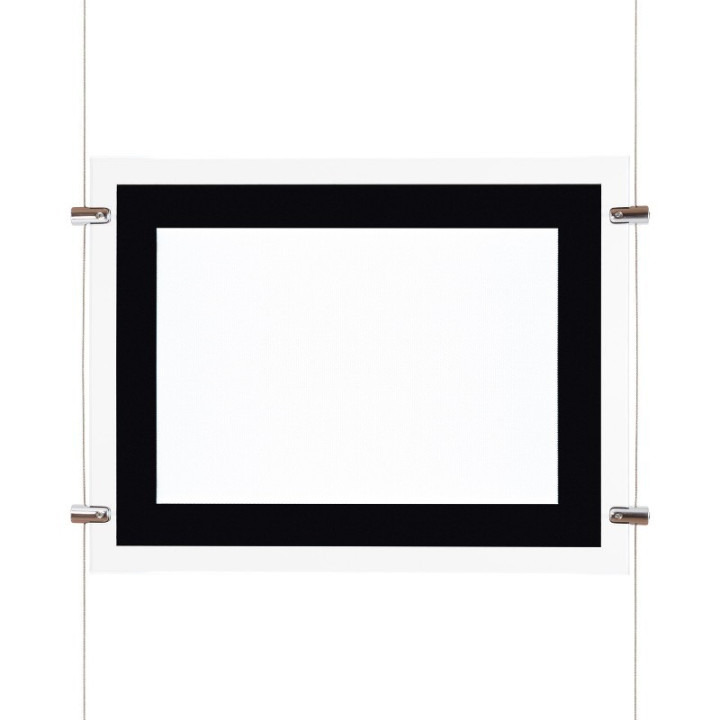 Affichage de vitrine led A4 - ledpourlespros.fr