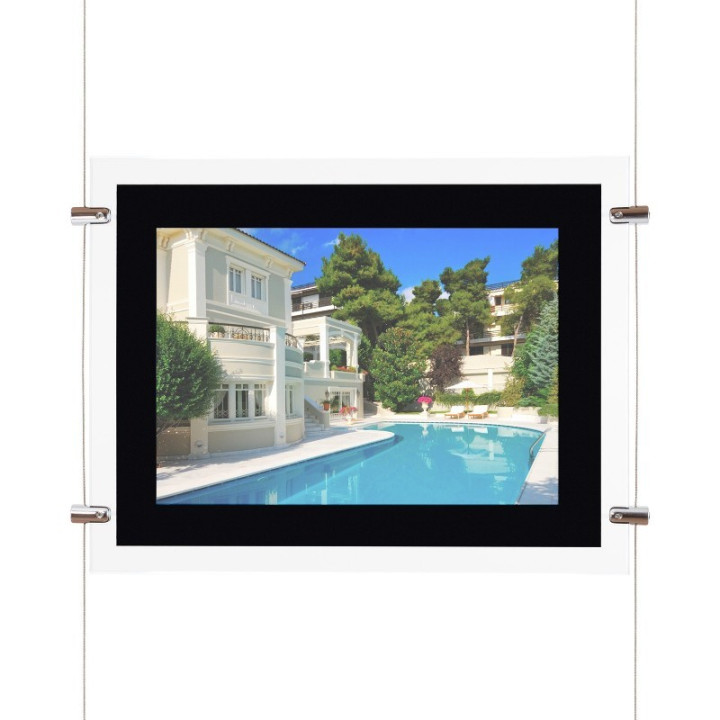 Affichage de vitrine led A4 - ledpourlespros.fr