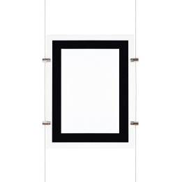 Affichage de vitrine verticale led A3 - ledpourlespros.fr