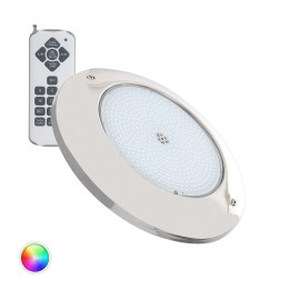 Hublot lumineux pour piscine RGB en Inox 35W - ledpourlespros.fr