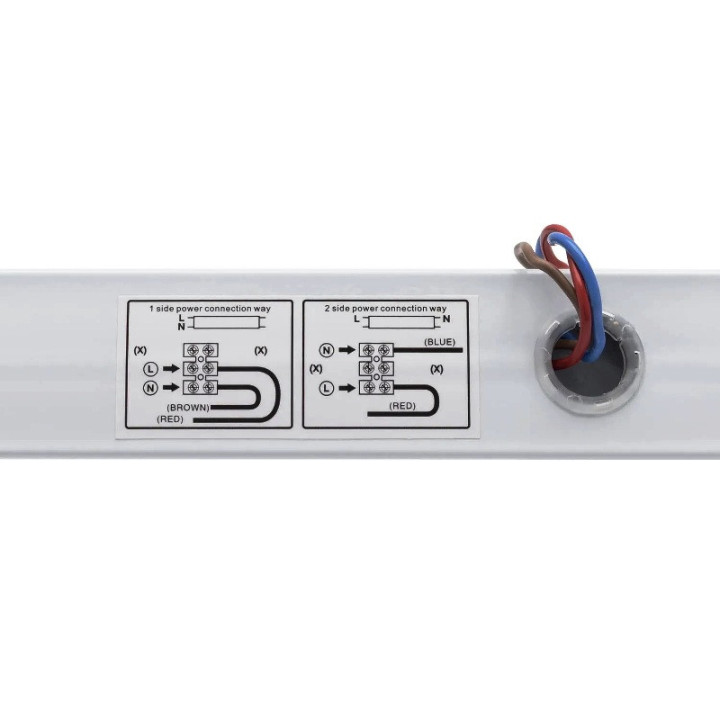 Réglette simple pour 1 Tube LED T8 90cm