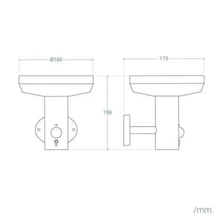 Applique LED Solaire avec Détecteur de Présence PIR