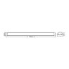 Barre Linéaire LED 150cm 30-40-50W CCT Sélectionnable Slim