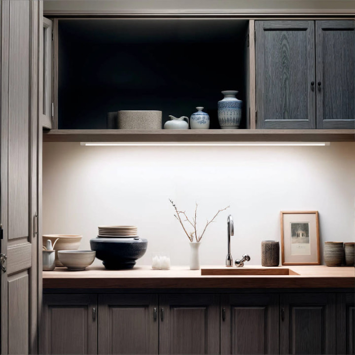 Barre Linéaire LED 150cm 30-40-50W CCT Sélectionnable Slim