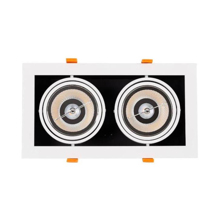 Downlight LED double GU10 AR111 30W 2400 lm