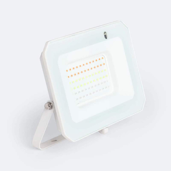 Projecteur LED 50W IP65 RGBW avec Télécommande IR Extérieur