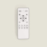 Ventilateur de Plafond Moderne Blanc avec Pales en Bois clair Éclairage et Moteur Silencieux