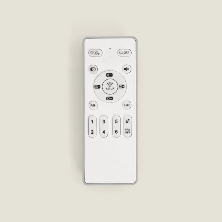 Ventilateur de Plafond Moderne Noir avec Pales en Bois Foncé Éclairage et Moteur Silencieux
