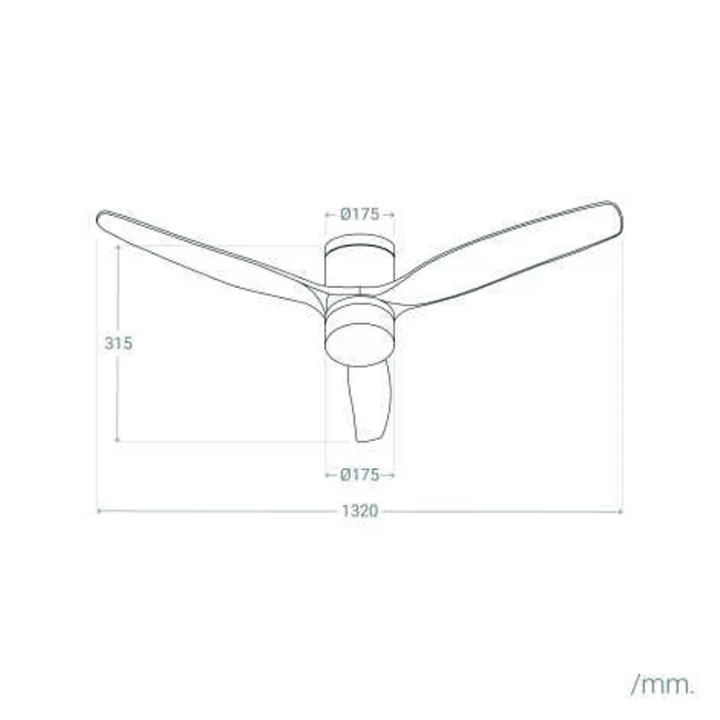 Ventilateur de Plafond Moderne Éclairage et Moteur Silencieux