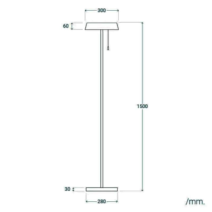 Lampadaire Solaire LED Extérieur Aladana