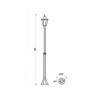 Lampadaire LED Extérieur sur Pied