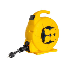 Enrouleur électrique automatique 15 m IP44 – 4 prises