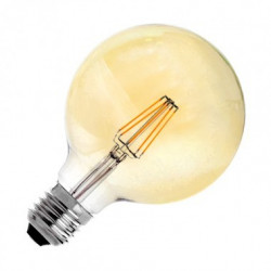 Ampoule LED E27 Variable Filament Suprême G125 6W OR